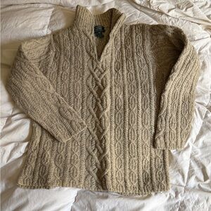 Ralph Lauren Cable Knit Sweater in Beige M